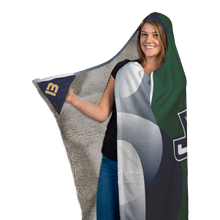 Load image into Gallery viewer, Wheelin&#39; Jazz Premium Hooded Sherpa Blanket with Personalized Mittens