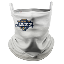 Load image into Gallery viewer, Wheelin&#39; Jazz Rebrand Premium Neck Gaiter with Ear Support