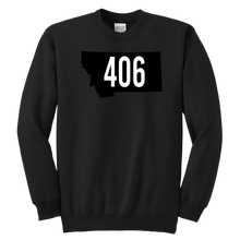 Load image into Gallery viewer, Youth Montana Rebels 406 Sweatshirt
