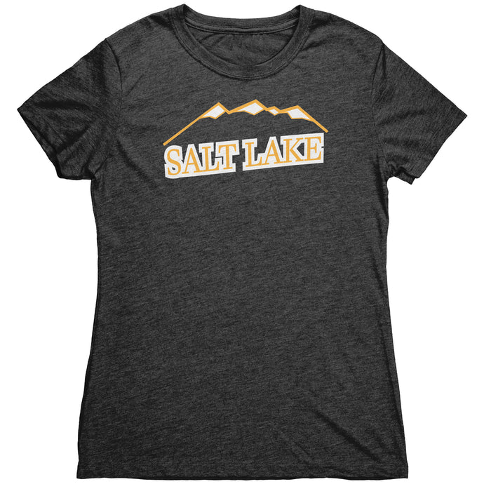 Women's Salt Lake Black Triblend T-Shirt