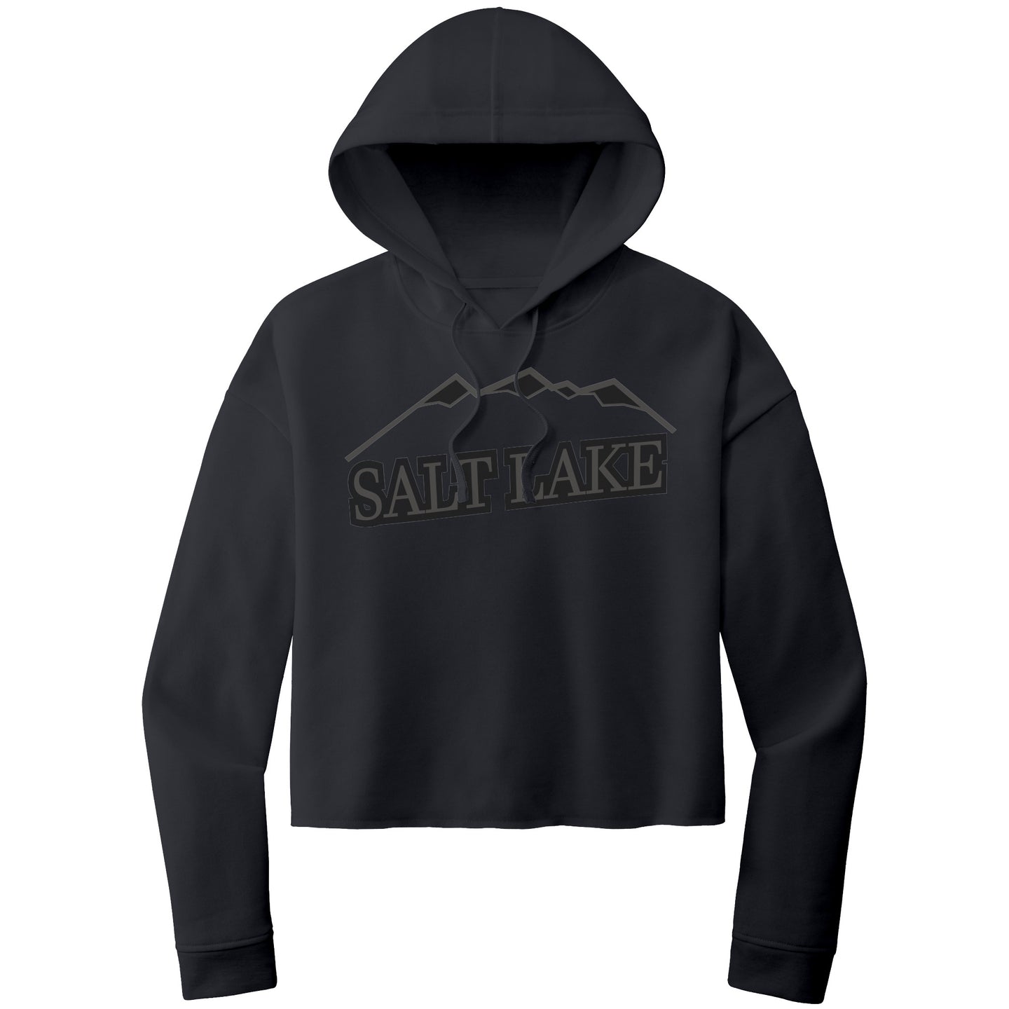 Women's Salt Lake Ghosted Lightweight Crop Hoodie