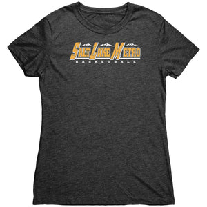 Women's Salt Lake Metro Black Triblend T-Shirt