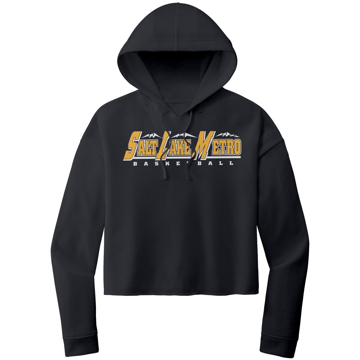 Women's Salt Lake Metro Dark, Lightweight Crop Hoodie