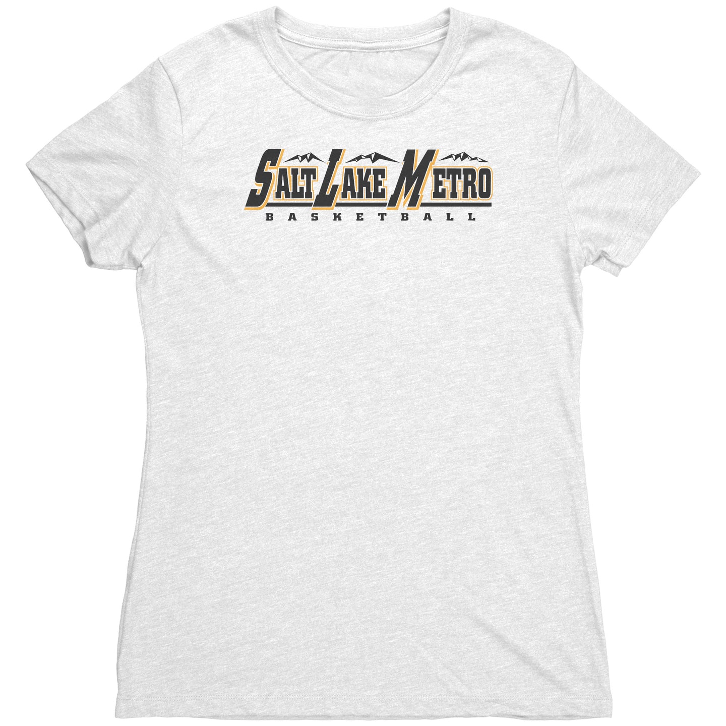 Women's Salt Lake Metro White Triblend T-Shirt