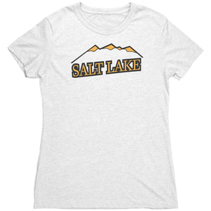 Women's Salt Lake White Triblend T-Shirt