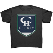 Load image into Gallery viewer, Youth Copper Hills Hockey CH Crest T-Shirt