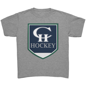 Youth Copper Hills Hockey CH Crest T-Shirt