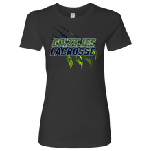 Load image into Gallery viewer, Premium Women&#39;s Copper Hills Grizzlies Lacrosse Personalized T-Shirt