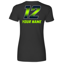 Load image into Gallery viewer, Premium Women&#39;s Copper Hills Grizzlies Lacrosse Personalized T-Shirt