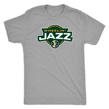 Load image into Gallery viewer, Men&#39;s Wheelin&#39; Jazz Triblend Wheelin&#39; T-Shirt