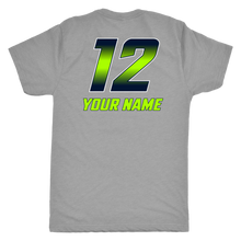 Load image into Gallery viewer, Men&#39;s Triblend Copper Hills Grizzlies Lacrosse Personalized T-Shirt