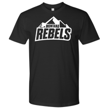 Load image into Gallery viewer, Men&#39;s Montana Rebels (Front and Back Print) Black T-Shirt