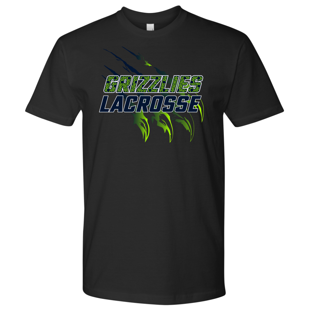 Premium Men's Copper Hills Grizzlies Lacrosse Personalized T-Shirt