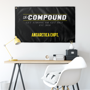 The Compound - Antarctica Chapter Wall Flag