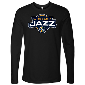 Adult Wheelin' Jazz Personalized Long Sleeve Shirt