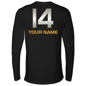 Adult Wheelin' Jazz Personalized Long Sleeve Shirt