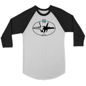 Adult South Weber Jets 3/4 Raglan Shirt