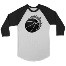 Load image into Gallery viewer, Adult Utah Heat Ghosted 3/4 Raglan Shirt with Contrast Sleeves