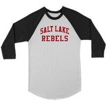 Load image into Gallery viewer, Adult Salt Lake Rebels 3/4 Raglan