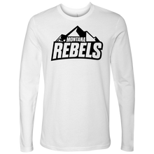 Load image into Gallery viewer, Adult Montana Rebels (Front and Back Print) White Long Sleeve Shirt