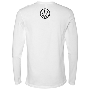 Adult Montana Rebels (Front and Back Print) White Long Sleeve Shirt