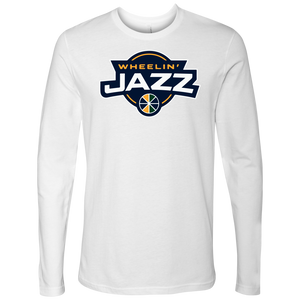 Adult Wheelin' Jazz Personalized Long Sleeve Shirt