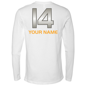 Adult Wheelin' Jazz Personalized Long Sleeve Shirt