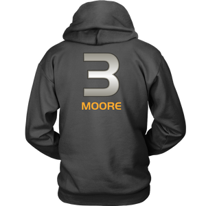 Adult Wheelin' Jazz Personalized Hoodie-MOORE 3