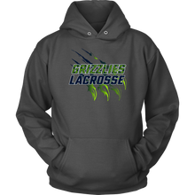 Load image into Gallery viewer, Adult Copper Hills Grizzlies Lacrosse Personalized Hoodie