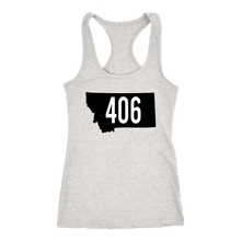Load image into Gallery viewer, Women&#39;s Montana Rebels 406 Racerback Tank