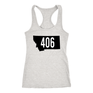Women's Montana Rebels 406 Racerback Tank