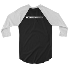 Load image into Gallery viewer, Adult Utah Heat It Up 3/4 Raglan Shirt with Contrast Sleeves (front and back print)