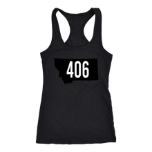 Load image into Gallery viewer, Women&#39;s Montana Rebels 406 Racerback Tank