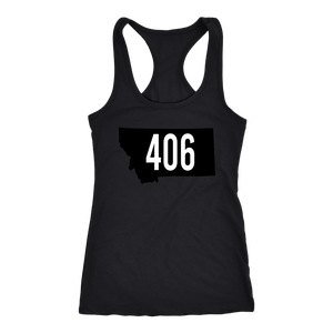 Women's Montana Rebels 406 Racerback Tank