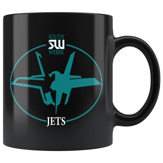 Official South Weber Jets Mug (Black)