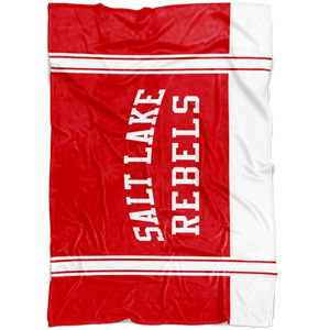 Classic Red Salt Lake Rebels Sherpa Blanket