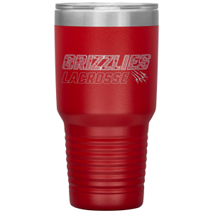Copper Hills Grizzlies Lacrosse 30 Ounce Custom Tumbler