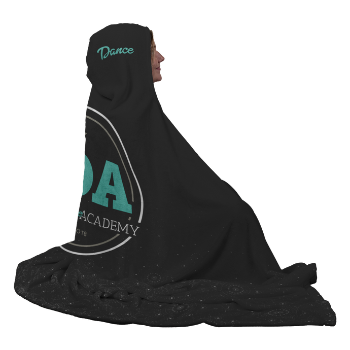 Inspire Dance Academy Premium Hooded Warm-Up Blanket with Personalized Mittens