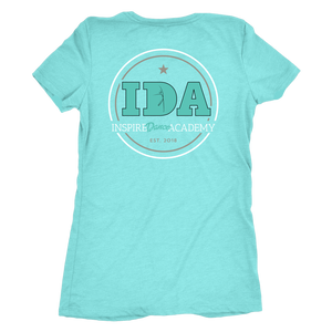 Women's IDA Staff Dance, Lipstick & Rhinestones Premium Tri-Blend T-Shirt