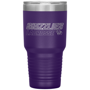 Copper Hills Grizzlies Lacrosse 30 Ounce Custom Tumbler
