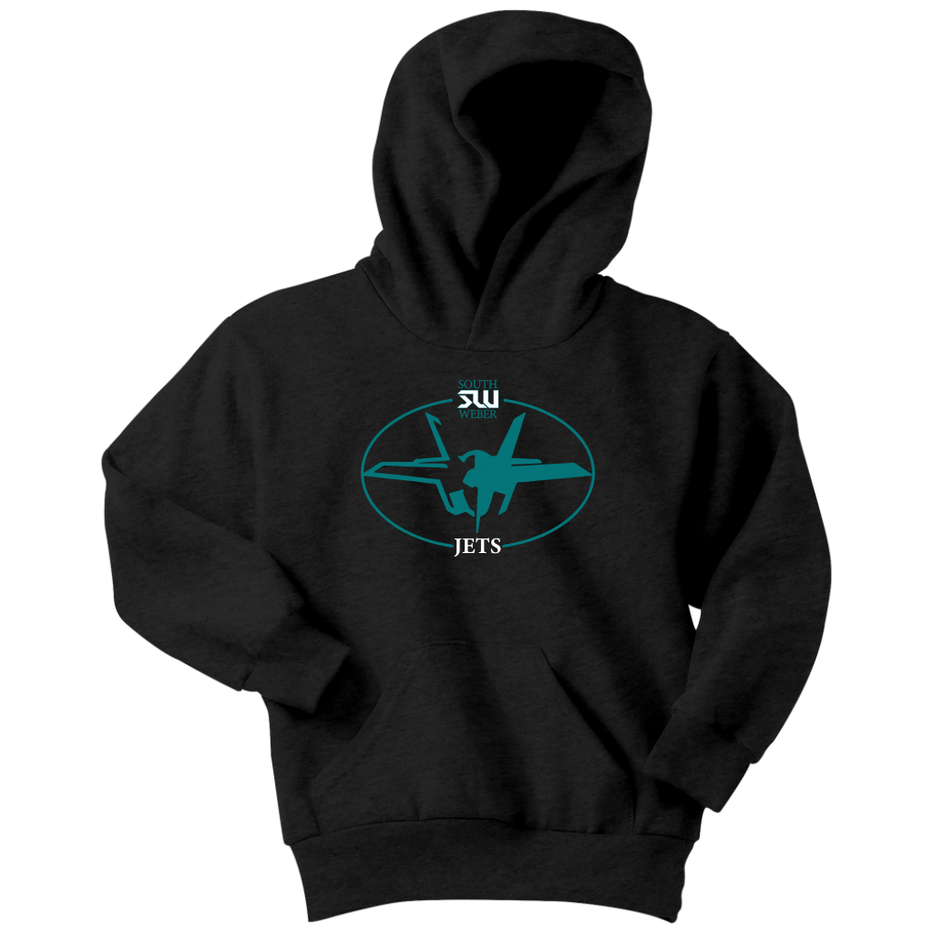 Youth South Weber Jets Black Hoodie