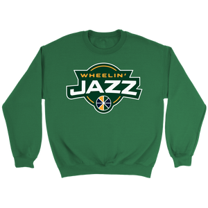 Adult Wheelin' Jazz Wheelin' Sweatshirt