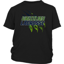 Load image into Gallery viewer, Youth Copper Hills Grizzlies Lacrosse Personalized T-Shirt