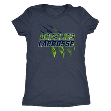 Load image into Gallery viewer, Women&#39;s Triblend Copper Hills Grizzlies Lacrosse T-Shirt