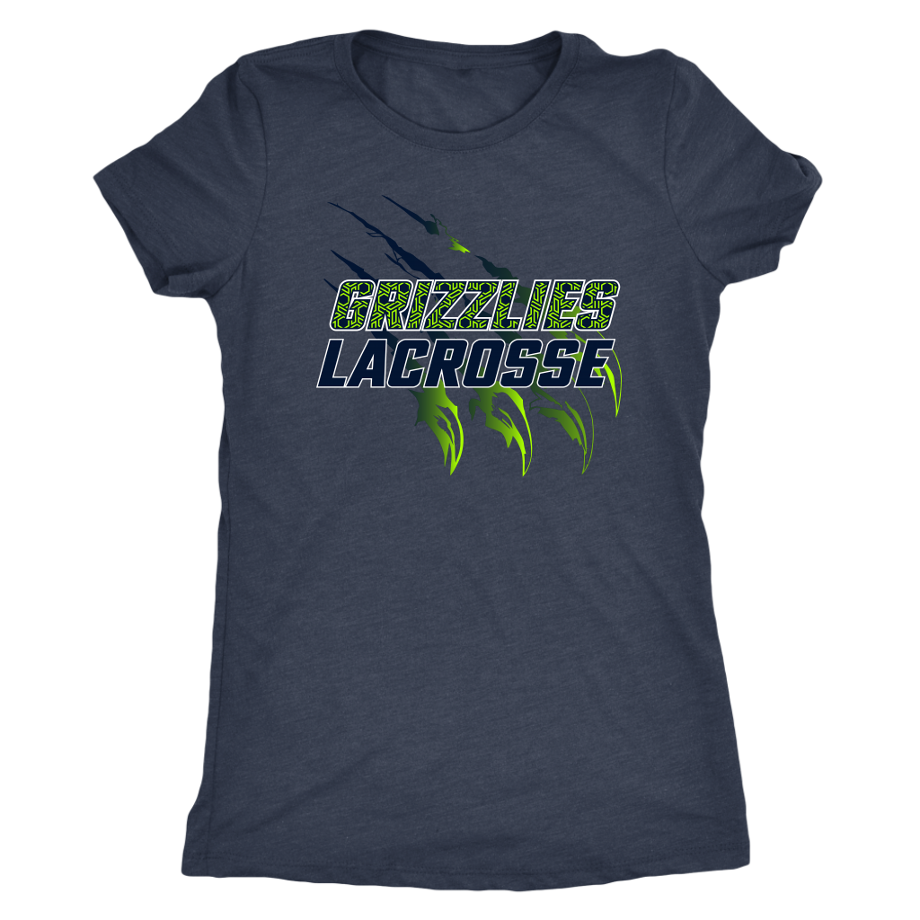 Women's Triblend Copper Hills Grizzlies Lacrosse T-Shirt
