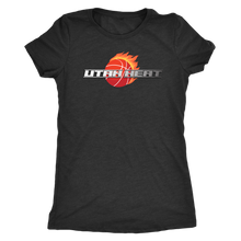 Load image into Gallery viewer, Women&#39;s Utah Heat Logo Premium Triblend T-Shirt