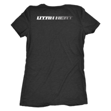 Load image into Gallery viewer, Women&#39;s Utah Heat It Up Premium Triblend T-Shirt (front and back print)