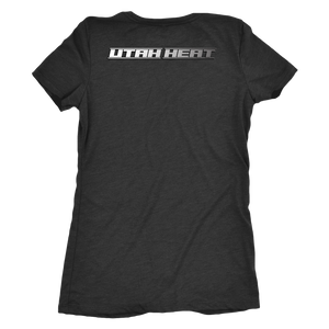 Women's Utah Heat It Up Premium Triblend T-Shirt (front and back print)