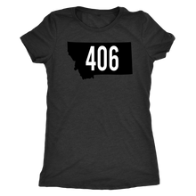 Load image into Gallery viewer, Women&#39;s Montana Rebels 406 Premium Triblend T-Shirt