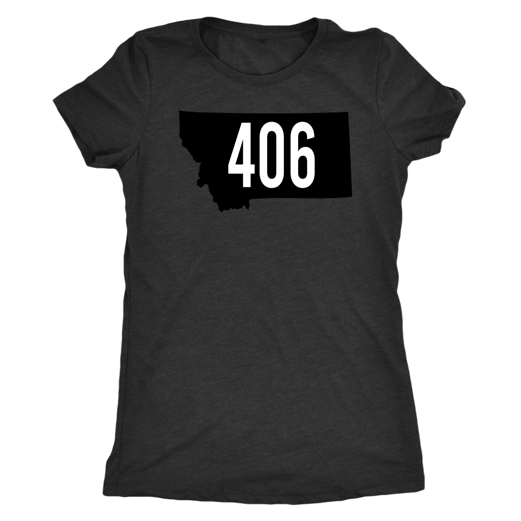 Women's Montana Rebels 406 Premium Triblend T-Shirt